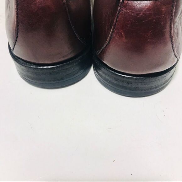 Men’s Frye brown tassel leather loafers Size 9W - Picture 4 of 8
